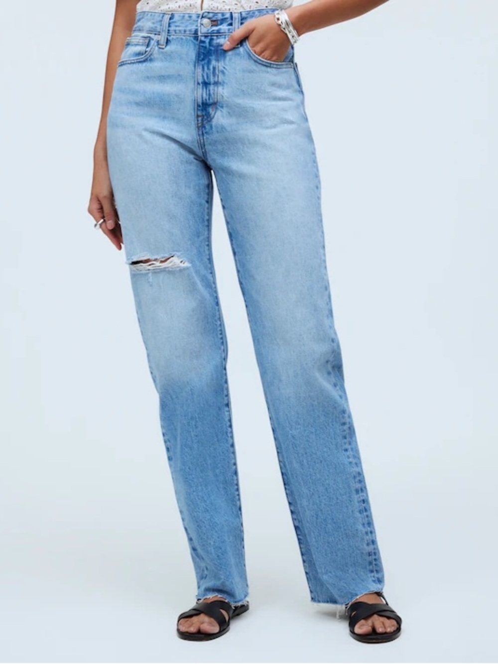 Madewell 90s Straight Denim Revoir Wash size 26